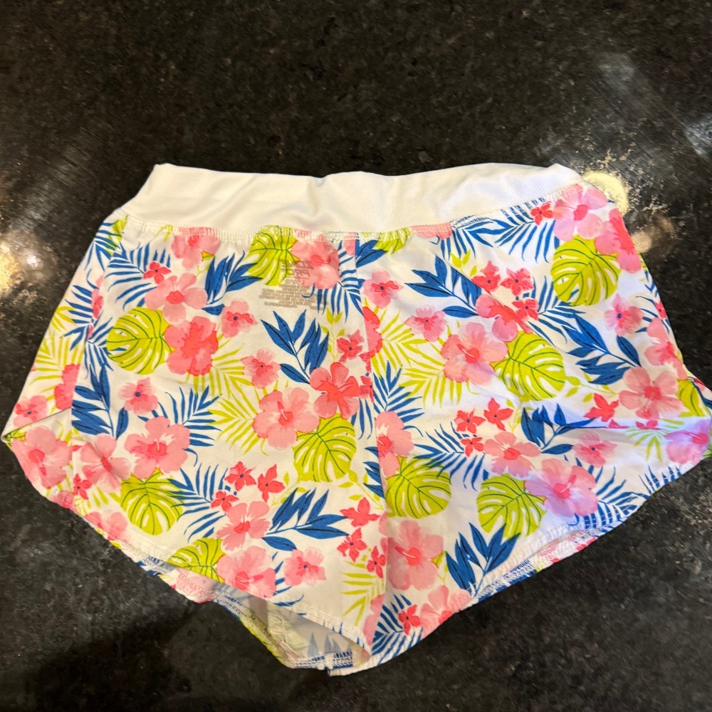 Pro Zone girls large 10-12 floral shorts